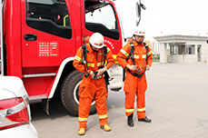 恒运能源集团举行2014年春季消防安全培训和实战演习