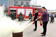 恒运能源集团举行2014年春季消防安全培训和实战演习